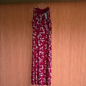 Maggy London Adaire Wine Maxi Dress